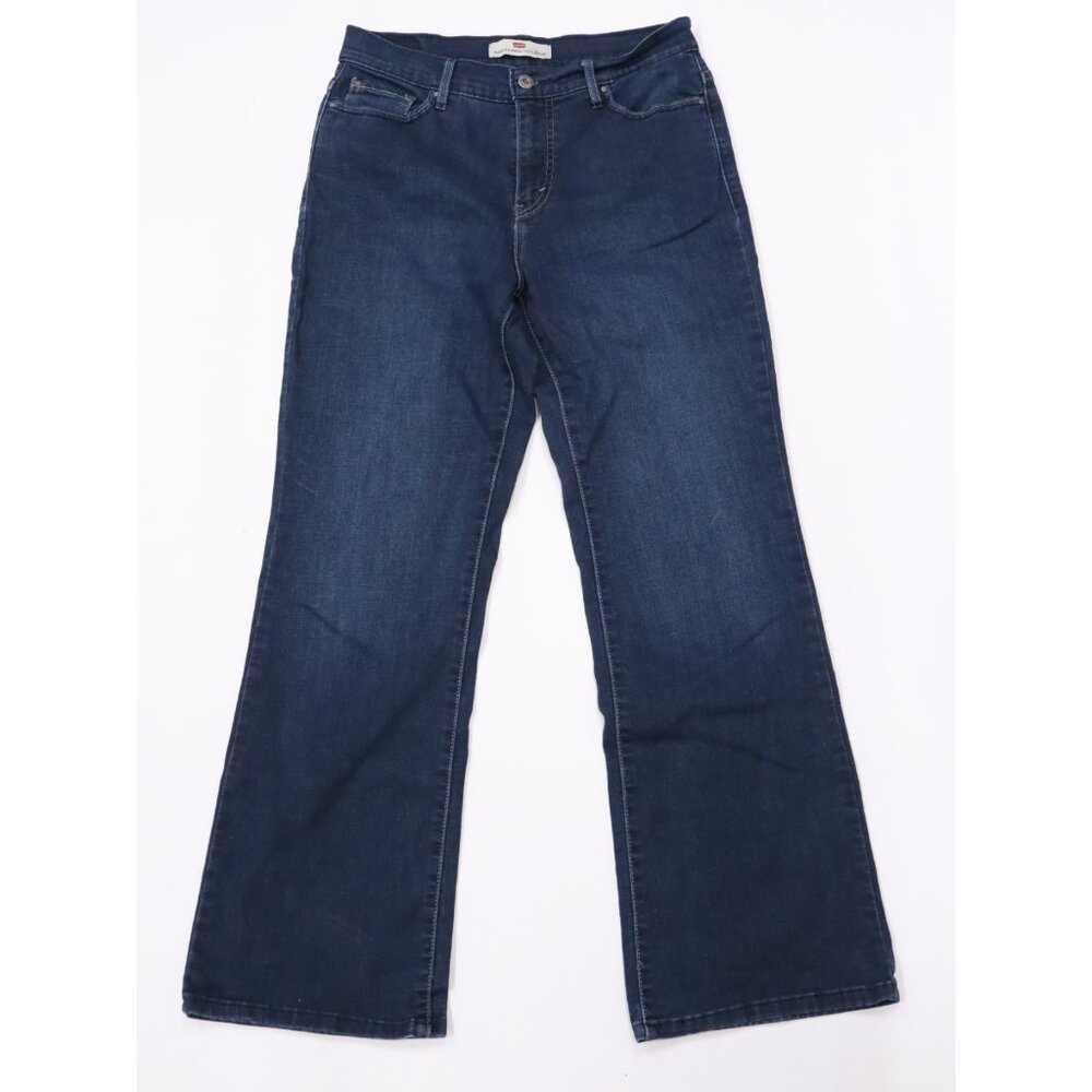Levi’s 512 Women’s Sz 12‎ M Medium Perfectly Slimming Boot Cut Jeans Denim Blue